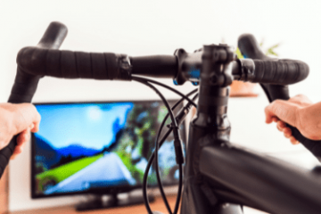 virtueel fietsen head