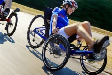 Trike elektrische ligfiets