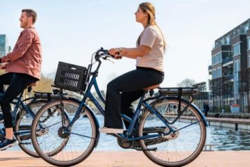 Elektrische transportfiets dames